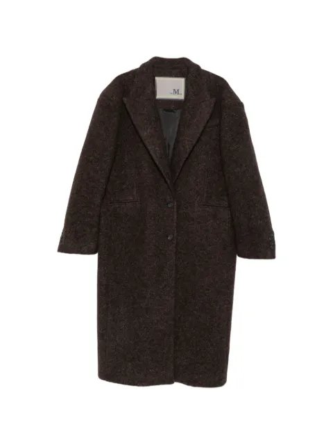 the M.. single-breasted wool-blend coat