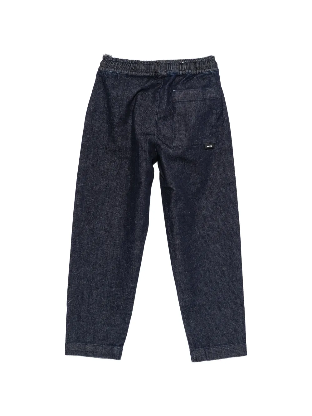 Aspesi Kids drawstring-waist jeans Blauw