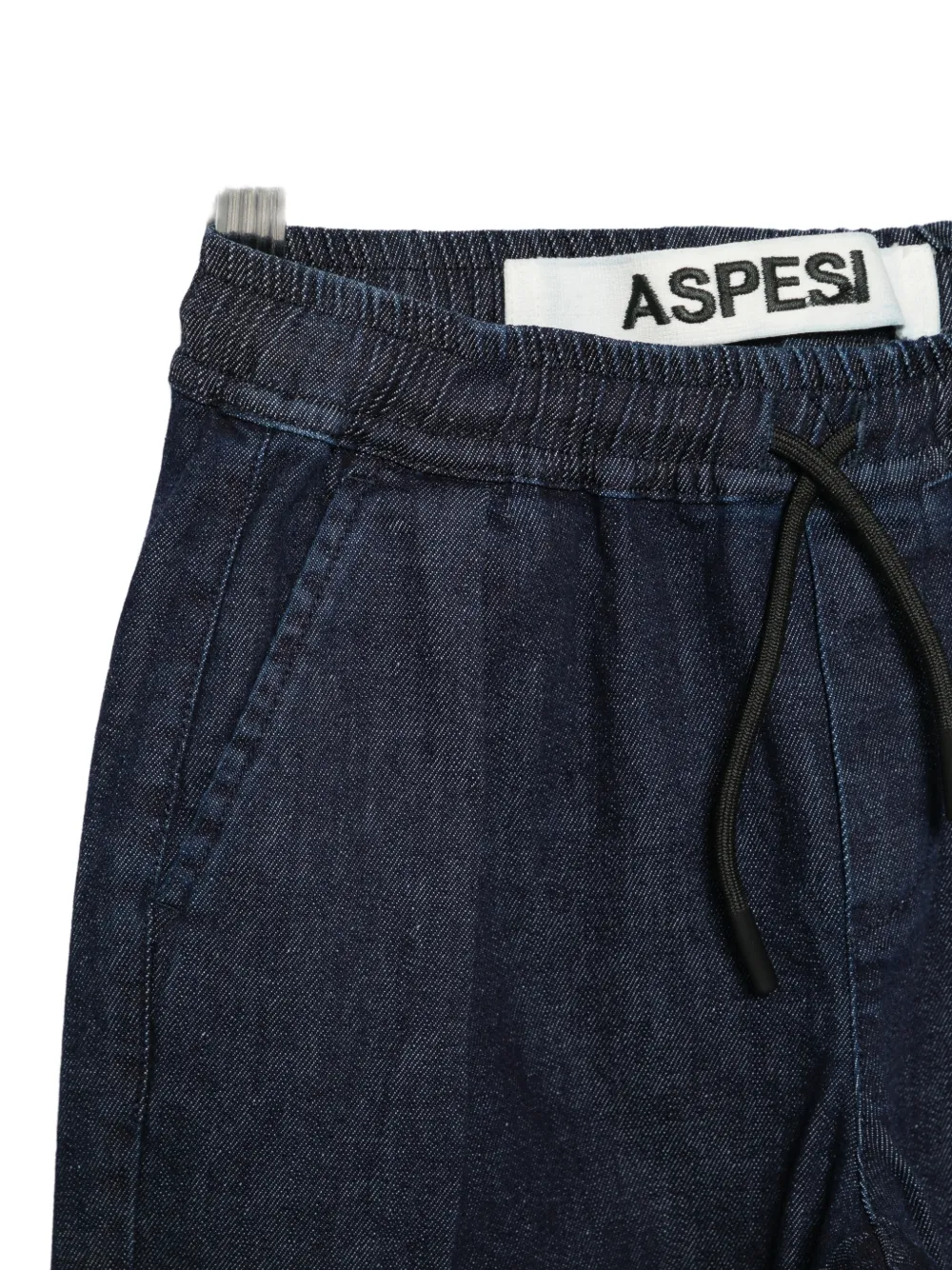 Aspesi Kids drawstring-waist jeans Blauw