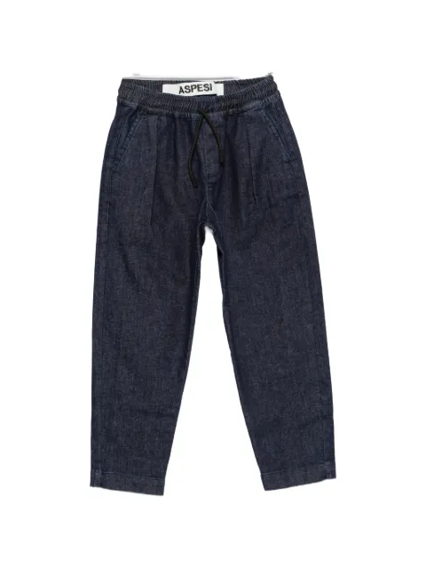 Aspesi Kids drawstring-waist jeans