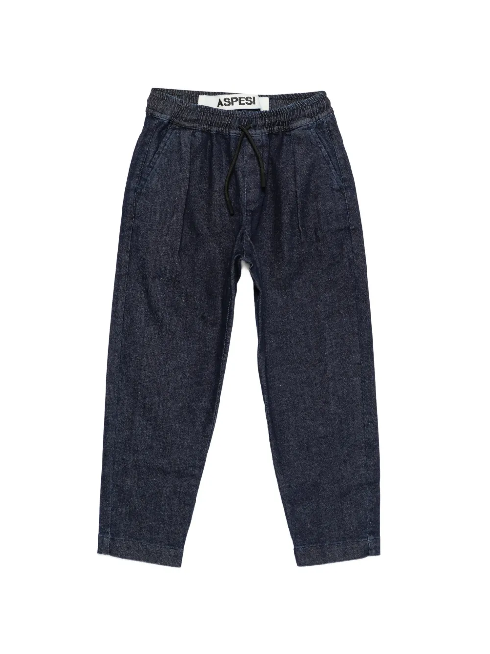 Aspesi Kids drawstring-waist jeans Blauw