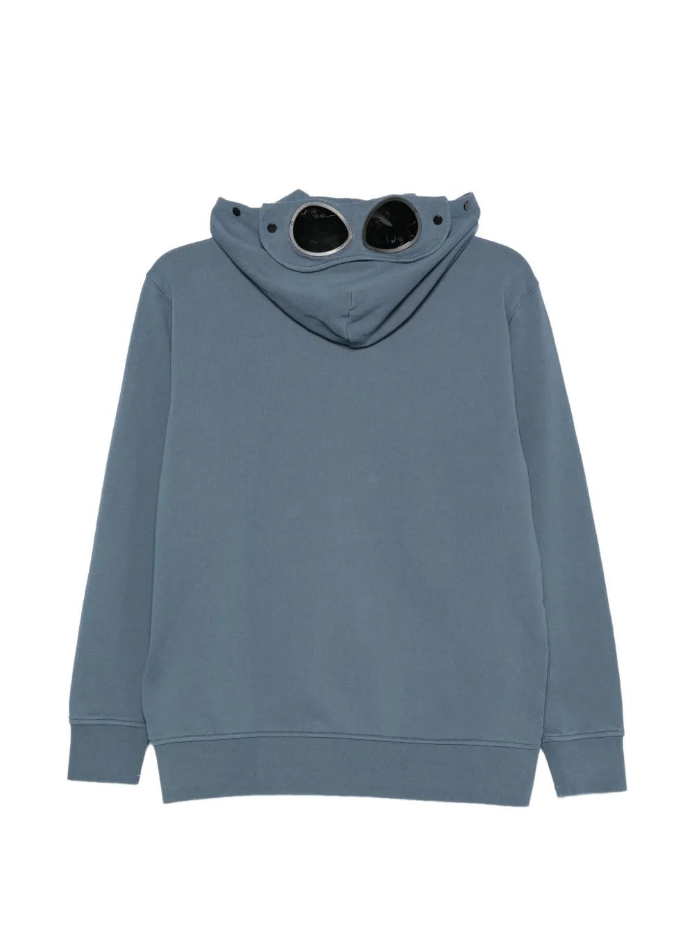 C.P. Company Kids Goggle-detail zip-up hoodie Blauw