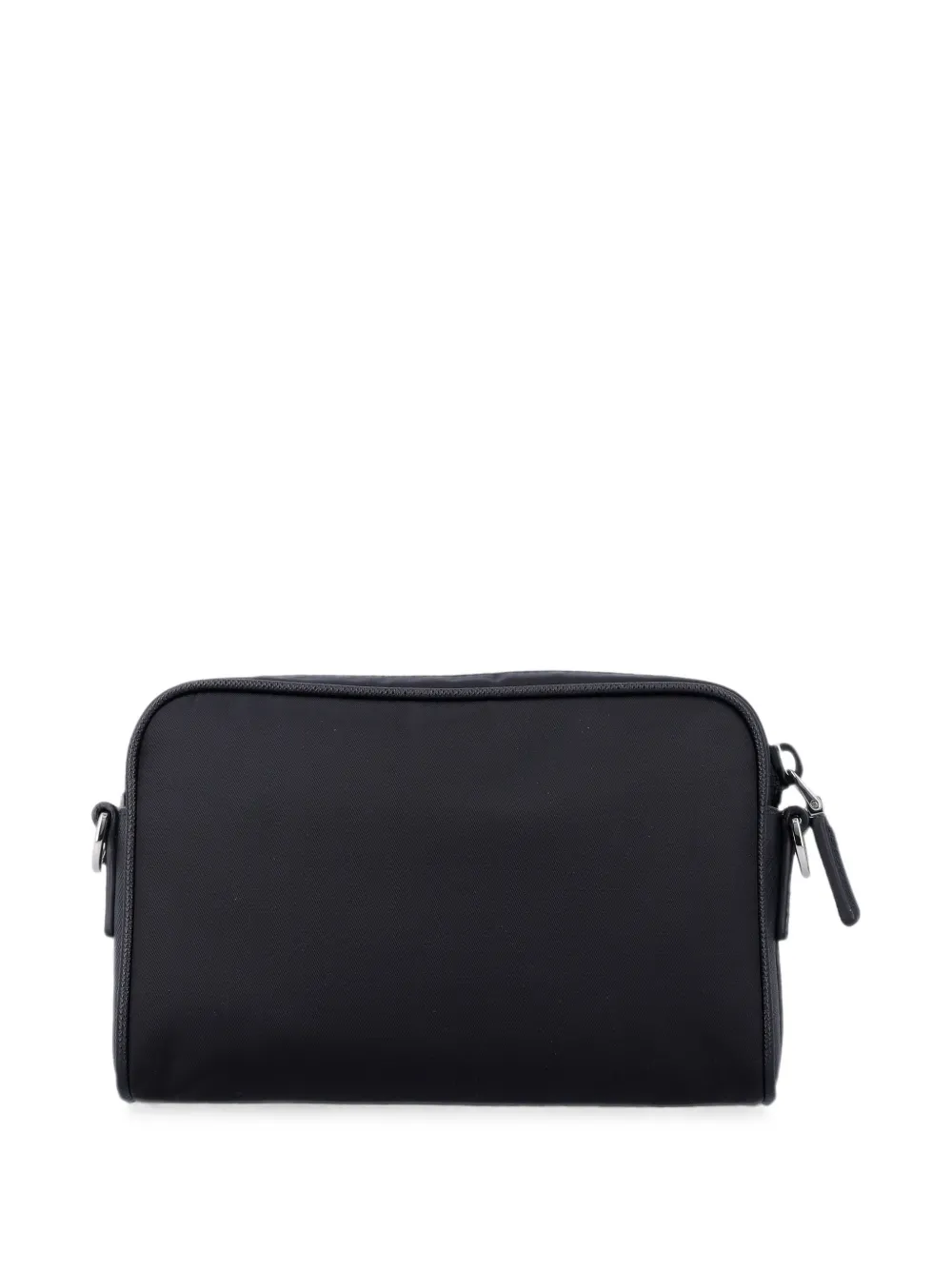 Prada Re-Nylon en Saffiano leren schoudertas Zwart