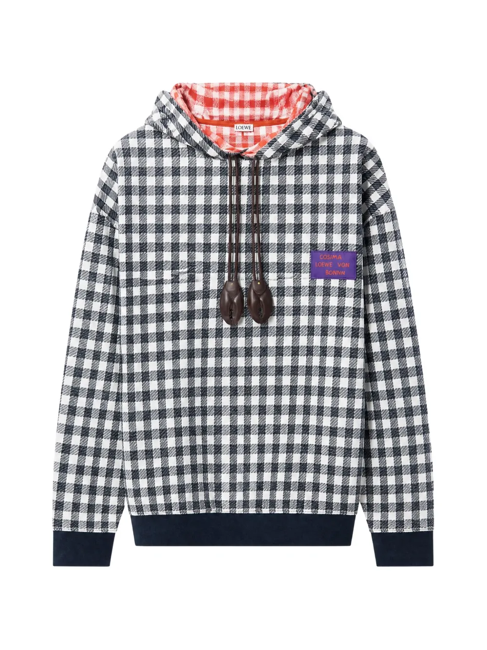 LOEWE x Cosima Von Bonin hoodie in cotton - Blue
