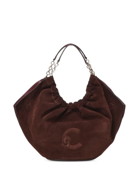 Coccinelle cabas Smash en daim à patch logo