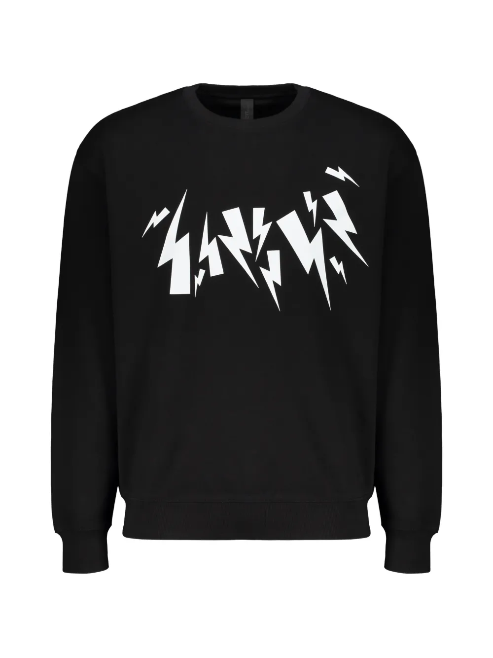 Neil Barrett Fair Isle Thunderbolt sweatshirt - Noir Neil Barrett Fair Isle Thunderbolt sweatshirt - Noir
