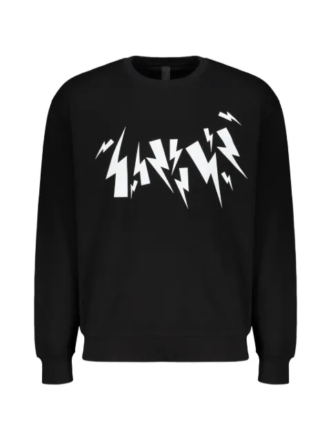 Neil Barrett Fair Isle Thunderbolt sweatshirt