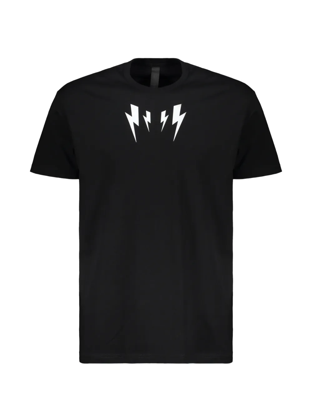 Neil Barrett Fair Isle Thunderbolt T-shirt - Noir Neil Barrett Fair Isle Thunderbolt T-shirt - Noir