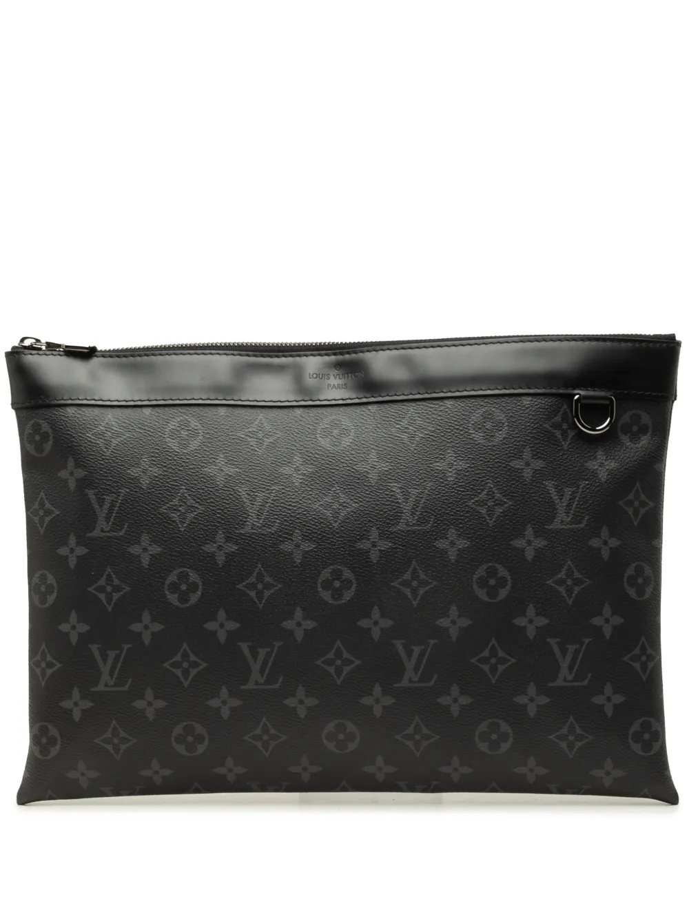 Louis Vuitton Pre-Owned 2019 Monogram Eclipse Discovery Pochette GM clutch bag - Schwarz