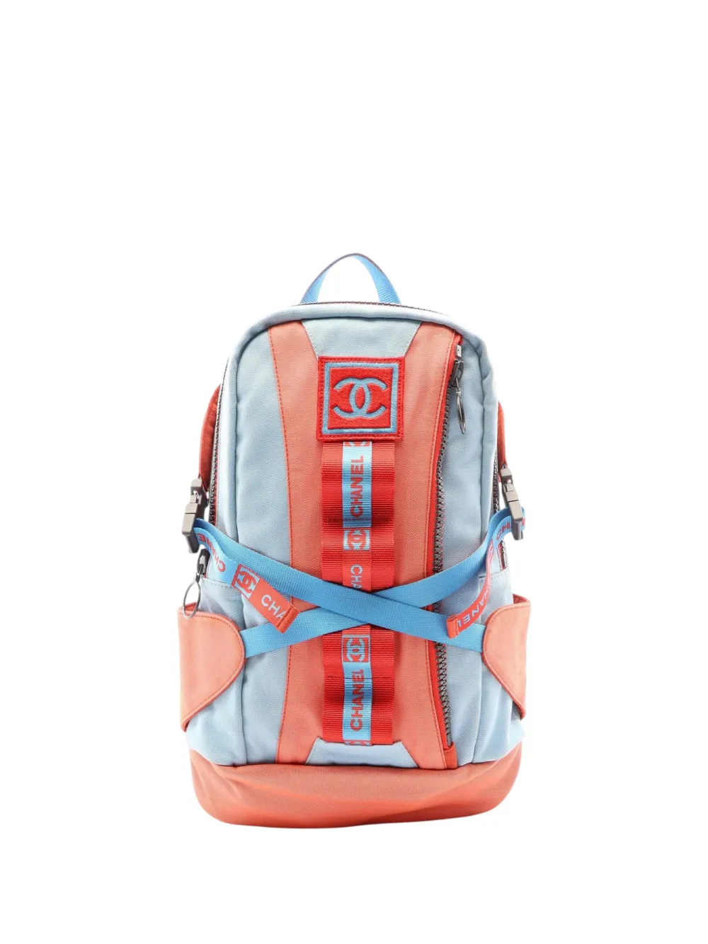 CHANEL Pre-Owned sac à dos High Summer en nylon Sports Line (2002-2003) - Orange CHANEL Pre-Owned sac à dos High Summer en nylon Sports Line (2002-2003) - Orange