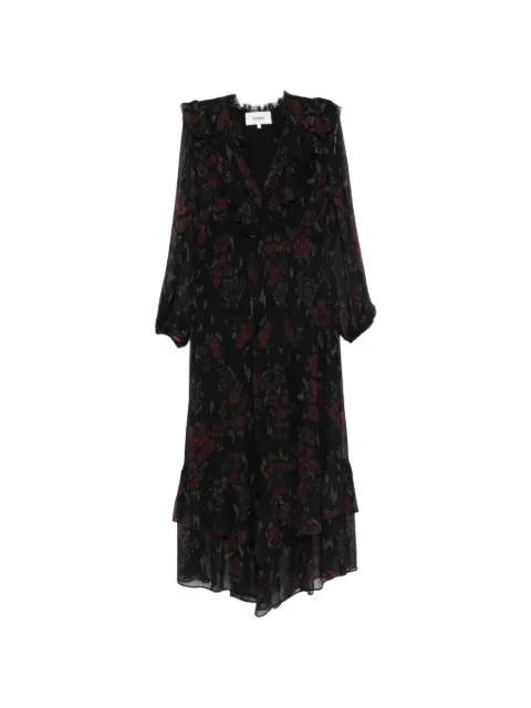 Ba&Sh Dova floral-print ruffled midi dress