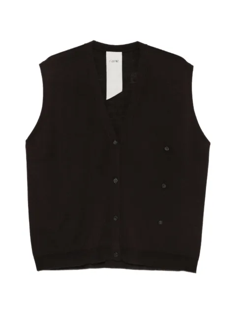 RAME V-neck button-detail top