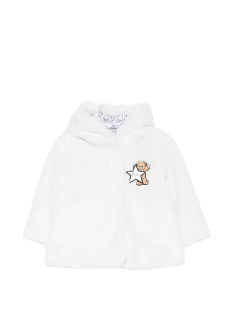 Moschino Kids Teddy Bear faux-fur coat