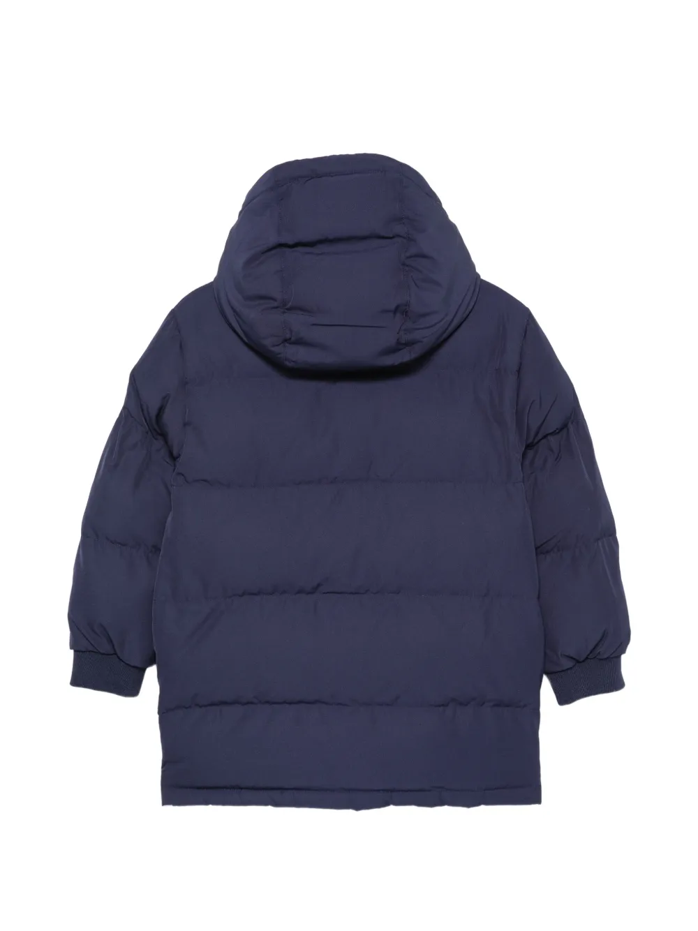 Moschino Kids Teddy Bear hooded puffer coat Blauw
