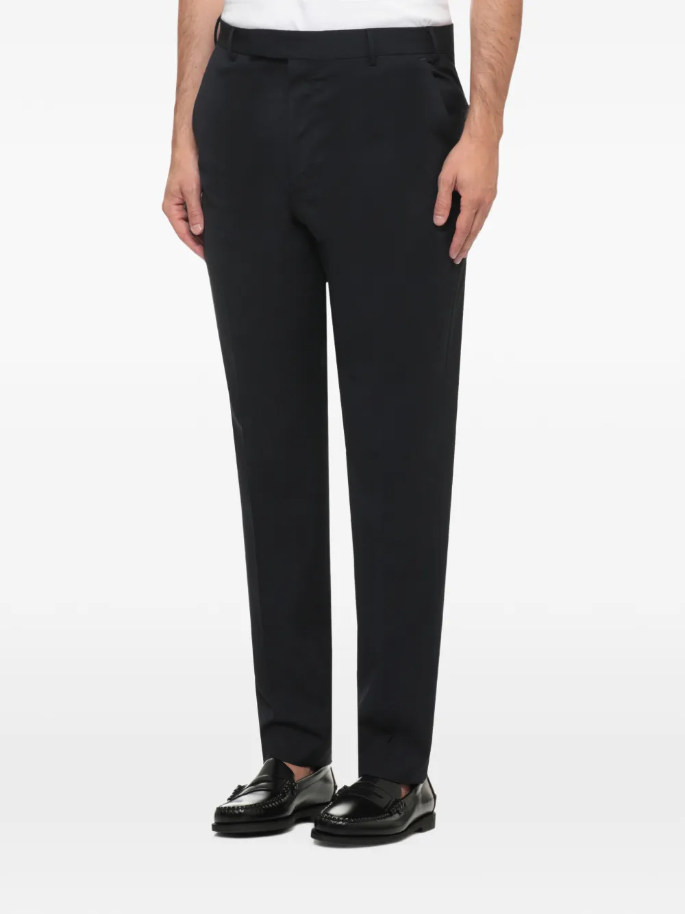 PT Torino pressed-crease trousers Blauw