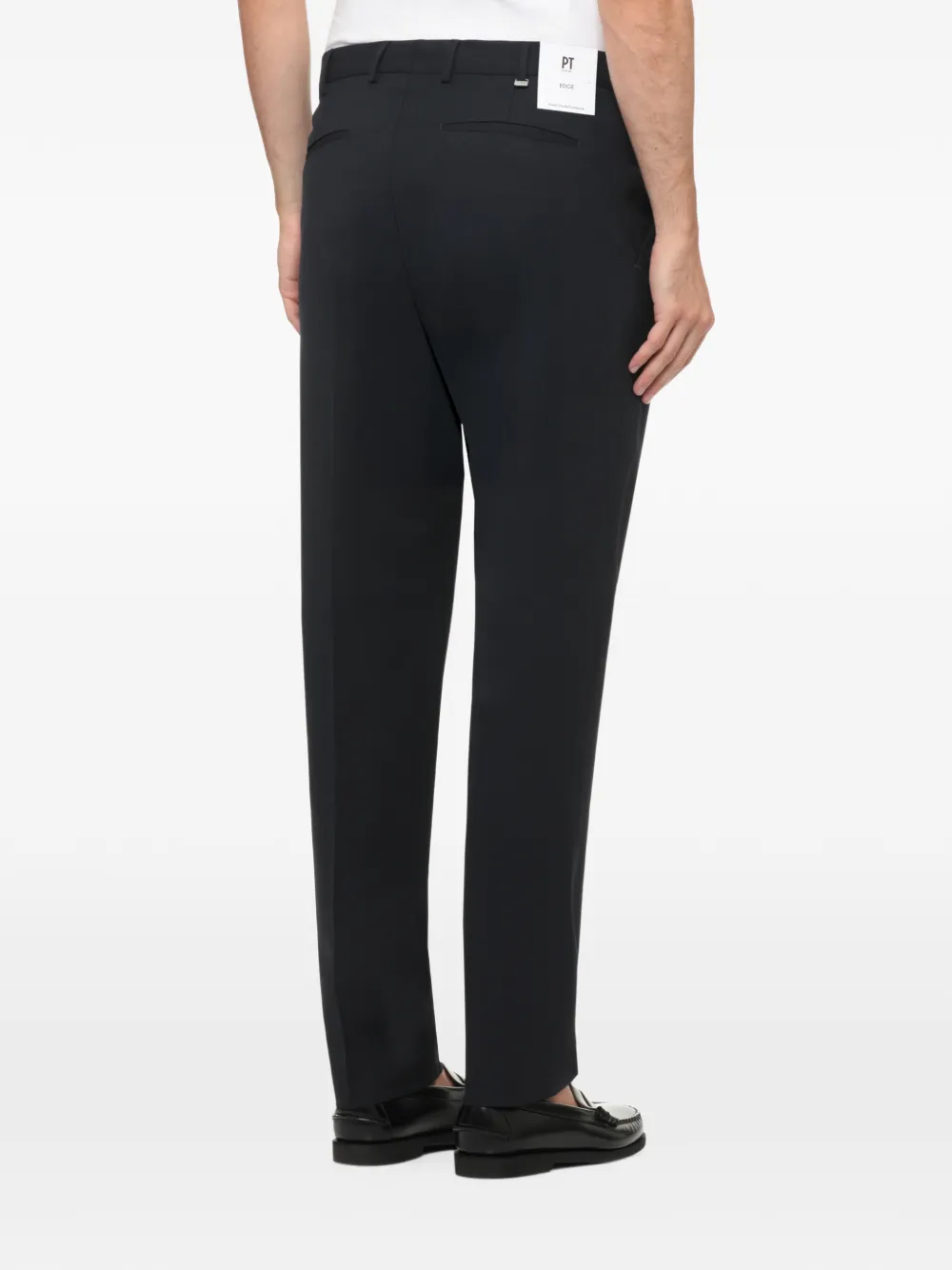 PT Torino pressed-crease trousers Blauw