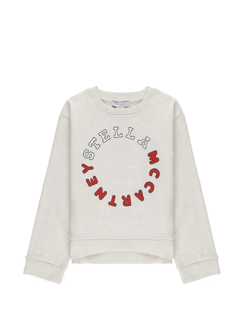 Stella McCartney Kids logo-print sweatshirt - Tons neutres
