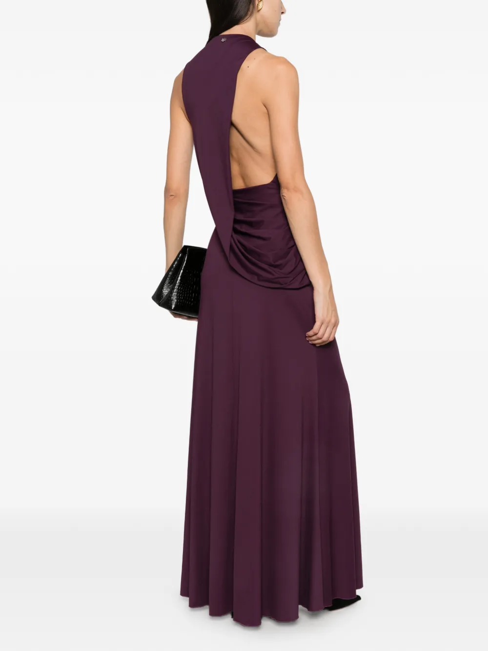 Aniye By draped maxi dress Paars