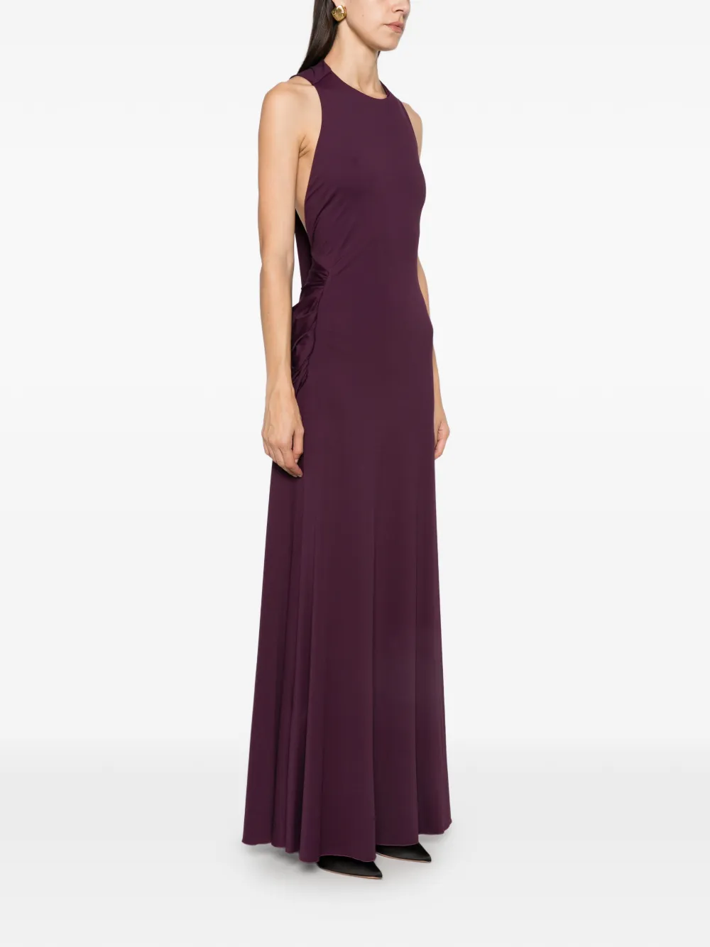 Aniye By draped maxi dress Paars