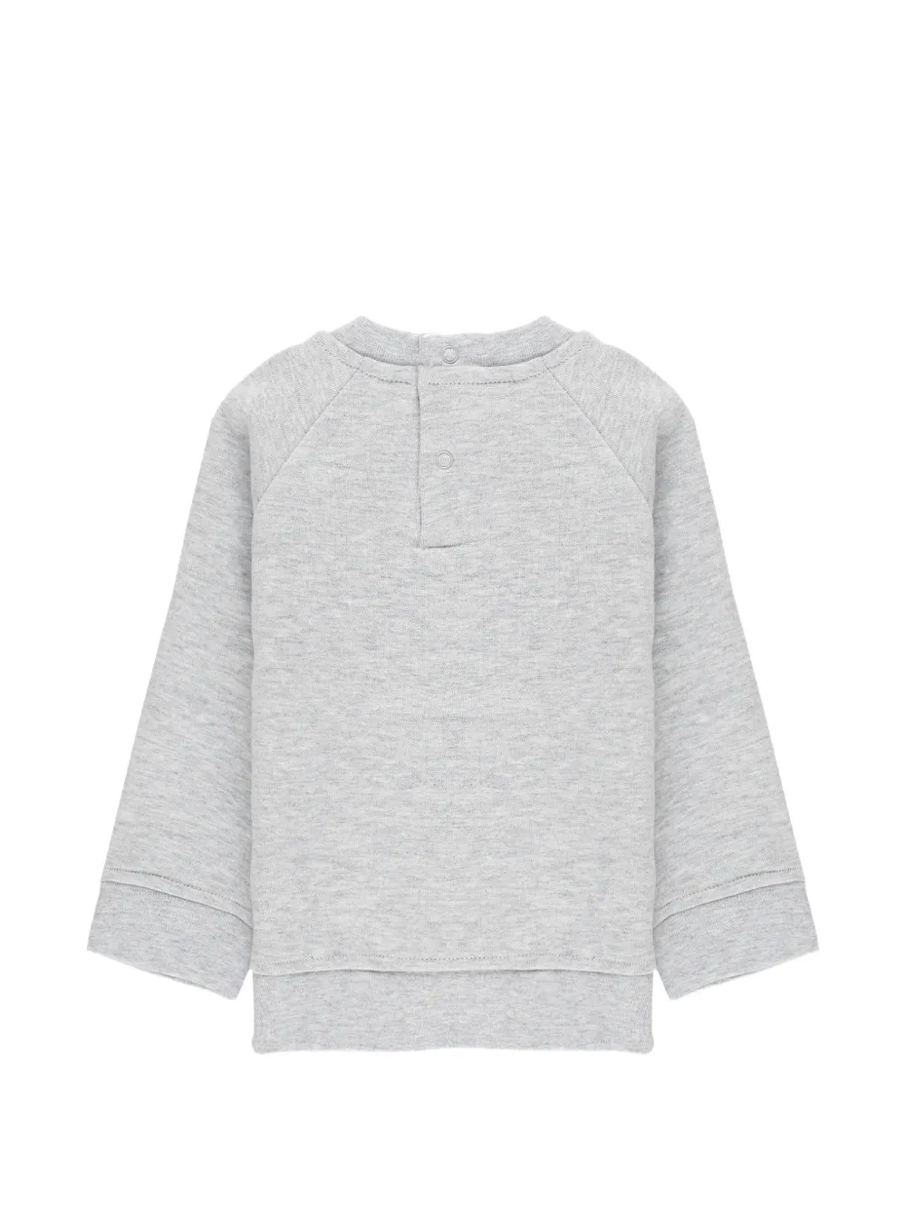 Stella McCartney Kids Sweater met logoprint en raglan mouwen Grijs