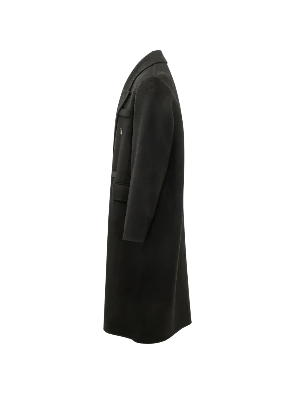 AMARANTO double-breasted coat Zwart