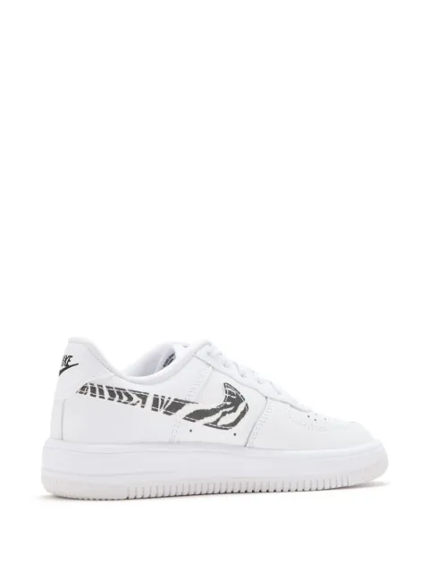 Nike Kids baskets Force 1 à imprimé zébré