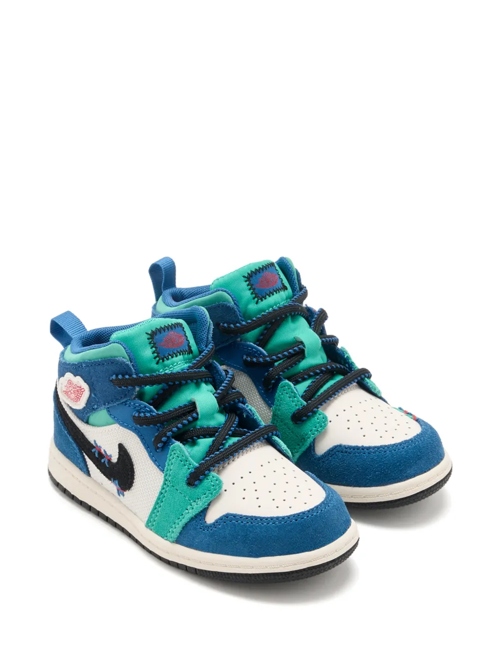 Nike Kids Air Jordan 1 Mid SE Sneakers - Blau