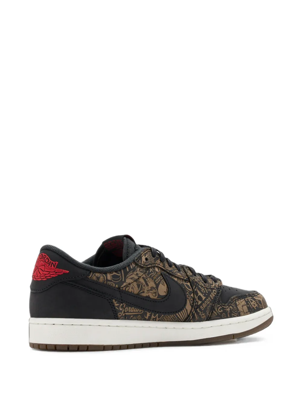 Nike Air Jordan 1 Retro Low OG LS sneakers Zwart