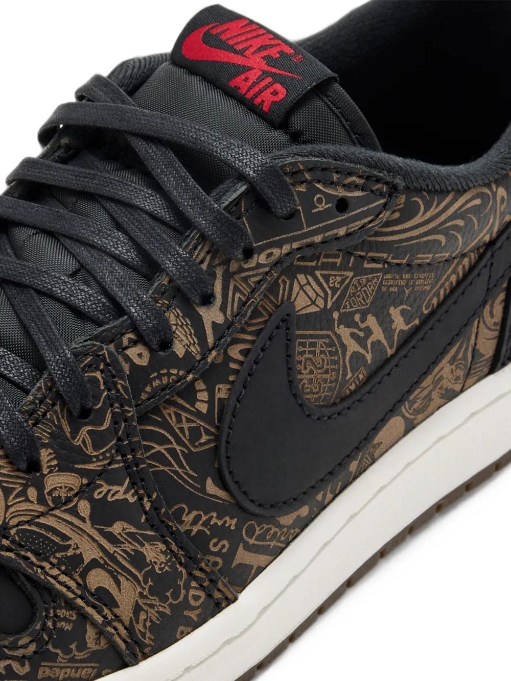 Nike Air Jordan 1 Retro Low OG LS sneakers Zwart