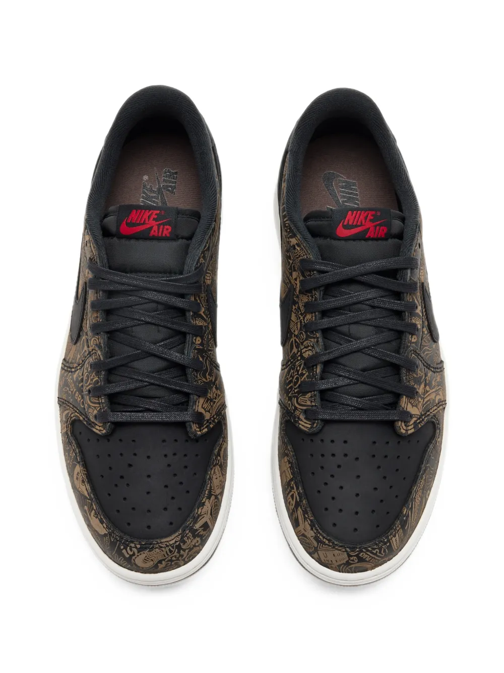 Nike Air Jordan 1 Retro Low OG LS sneakers Zwart