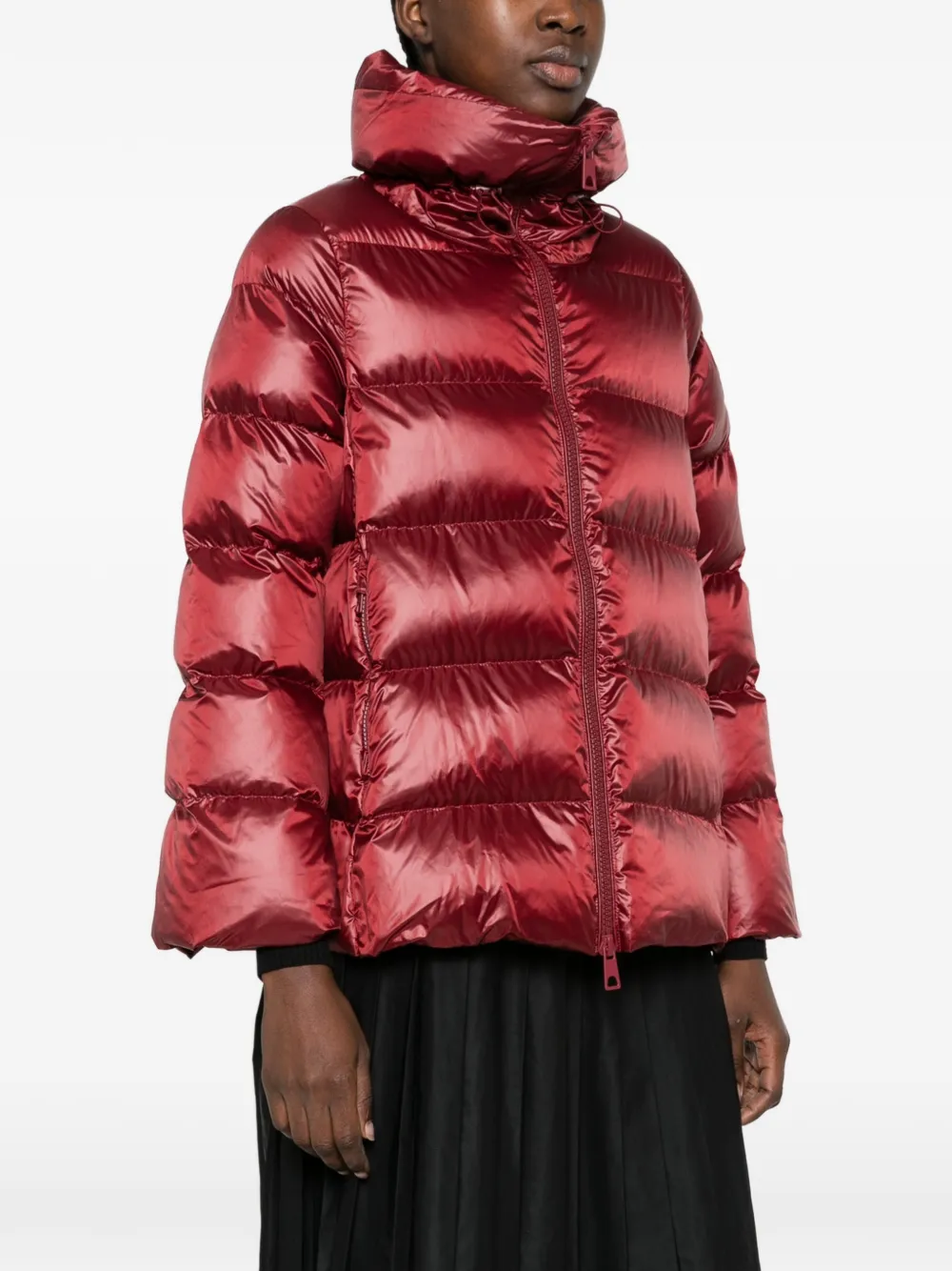 Canadian McKenna quilted high-neck puffer jacket Rood