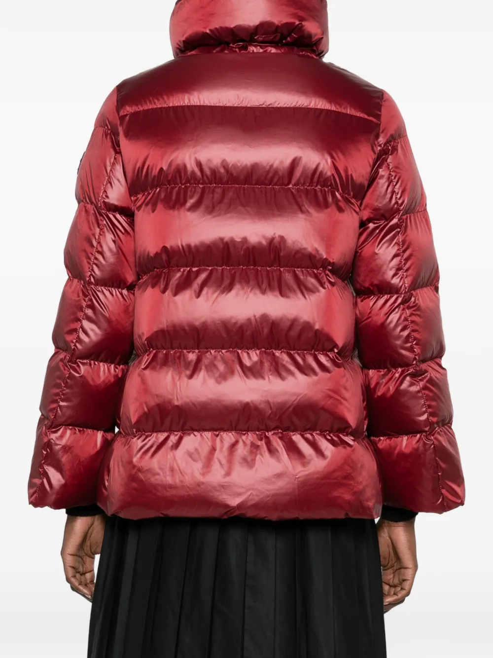 Canadian McKenna quilted high-neck puffer jacket Rood
