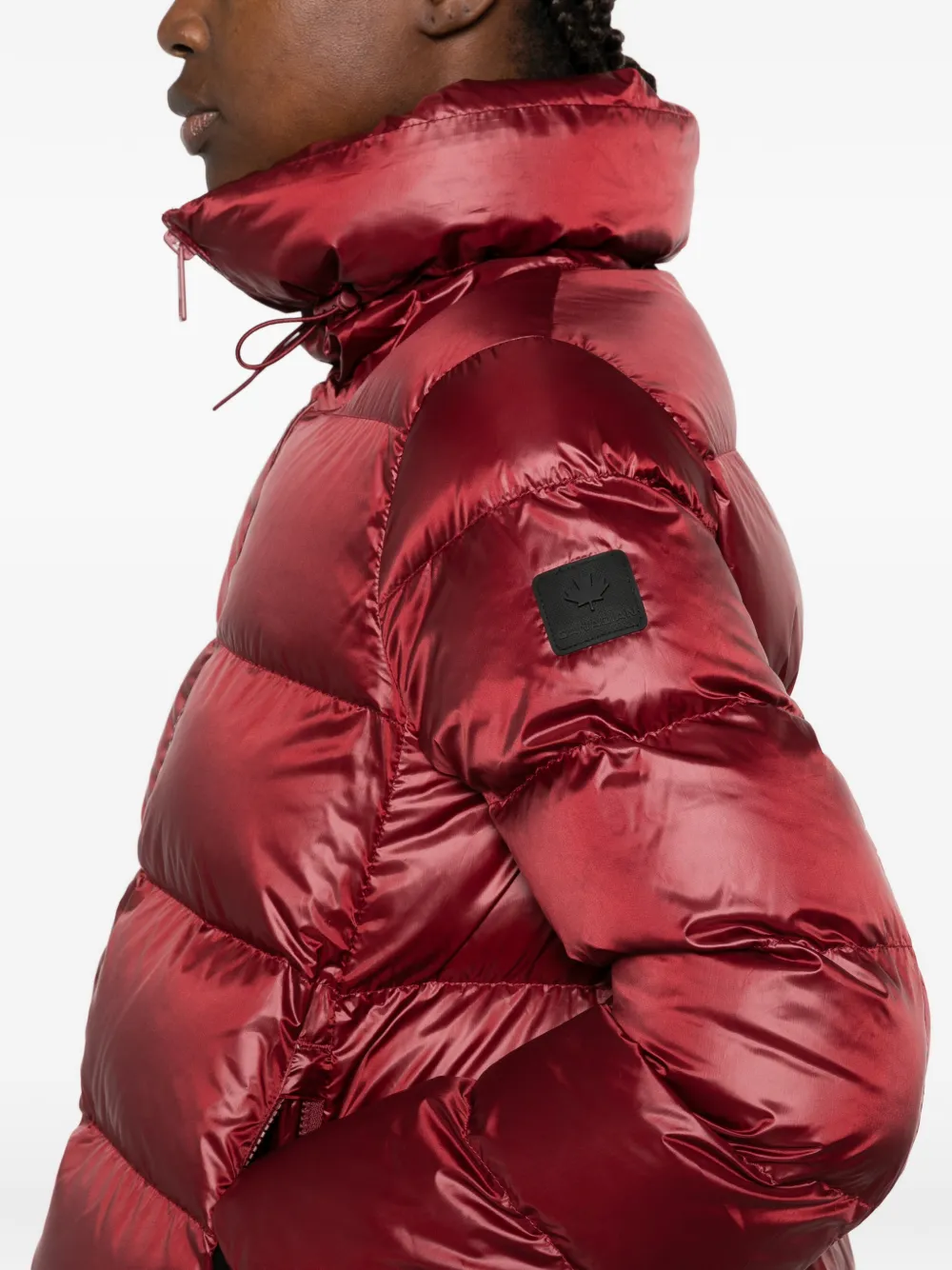 Canadian McKenna quilted high-neck puffer jacket Rood