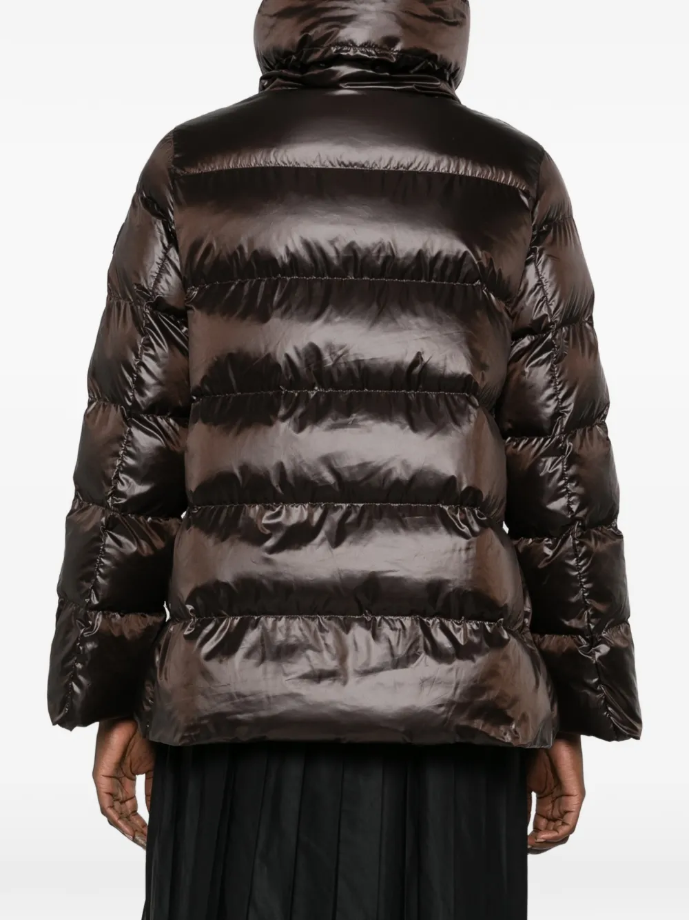 Canadian McKenna quilted high-neck coat Bruin