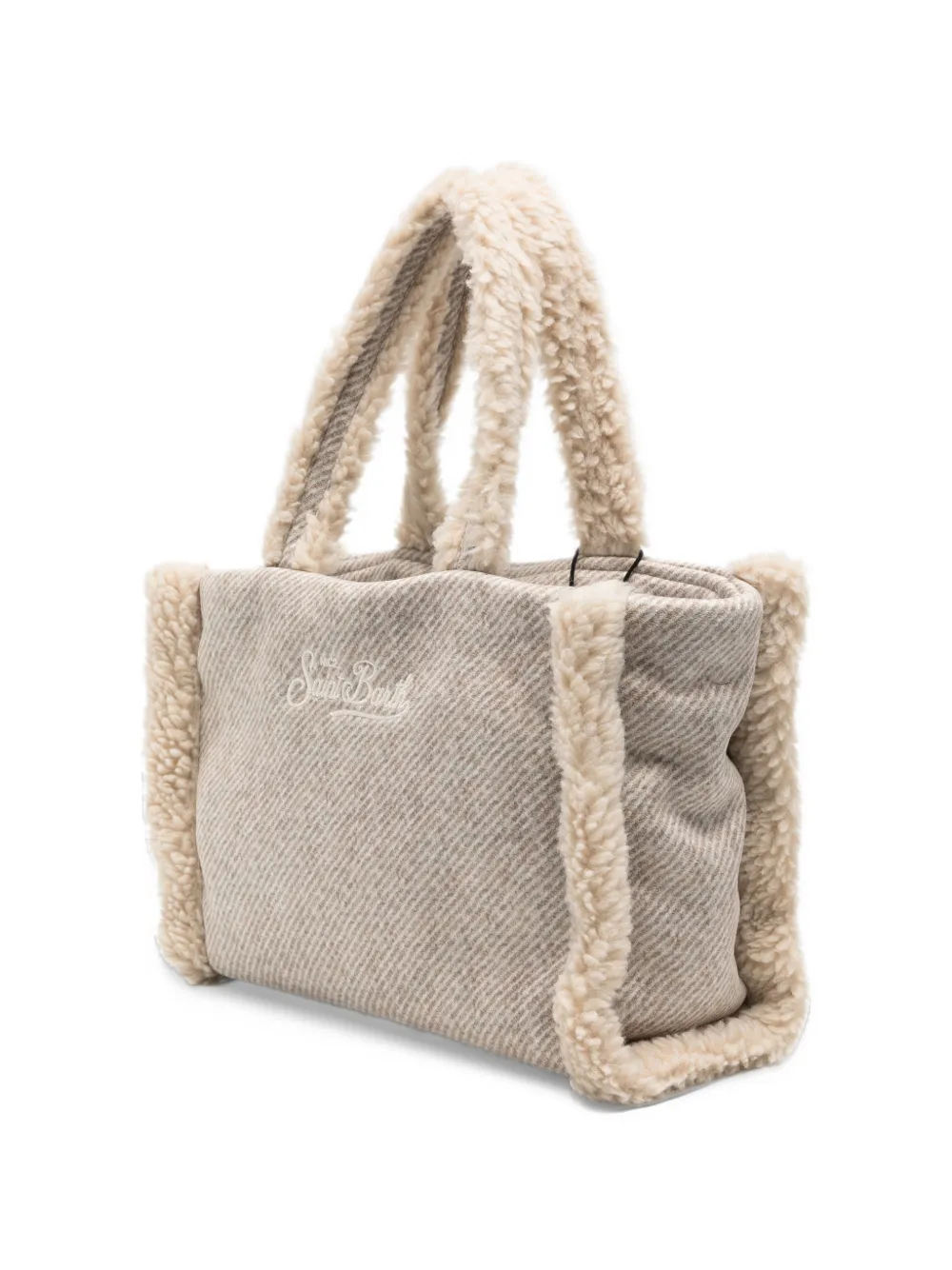 MC2 Saint Barth Colette logo-embroidered tote bag Beige