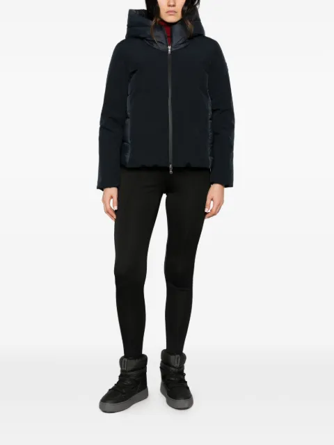 Canadian quilted hooded jacket