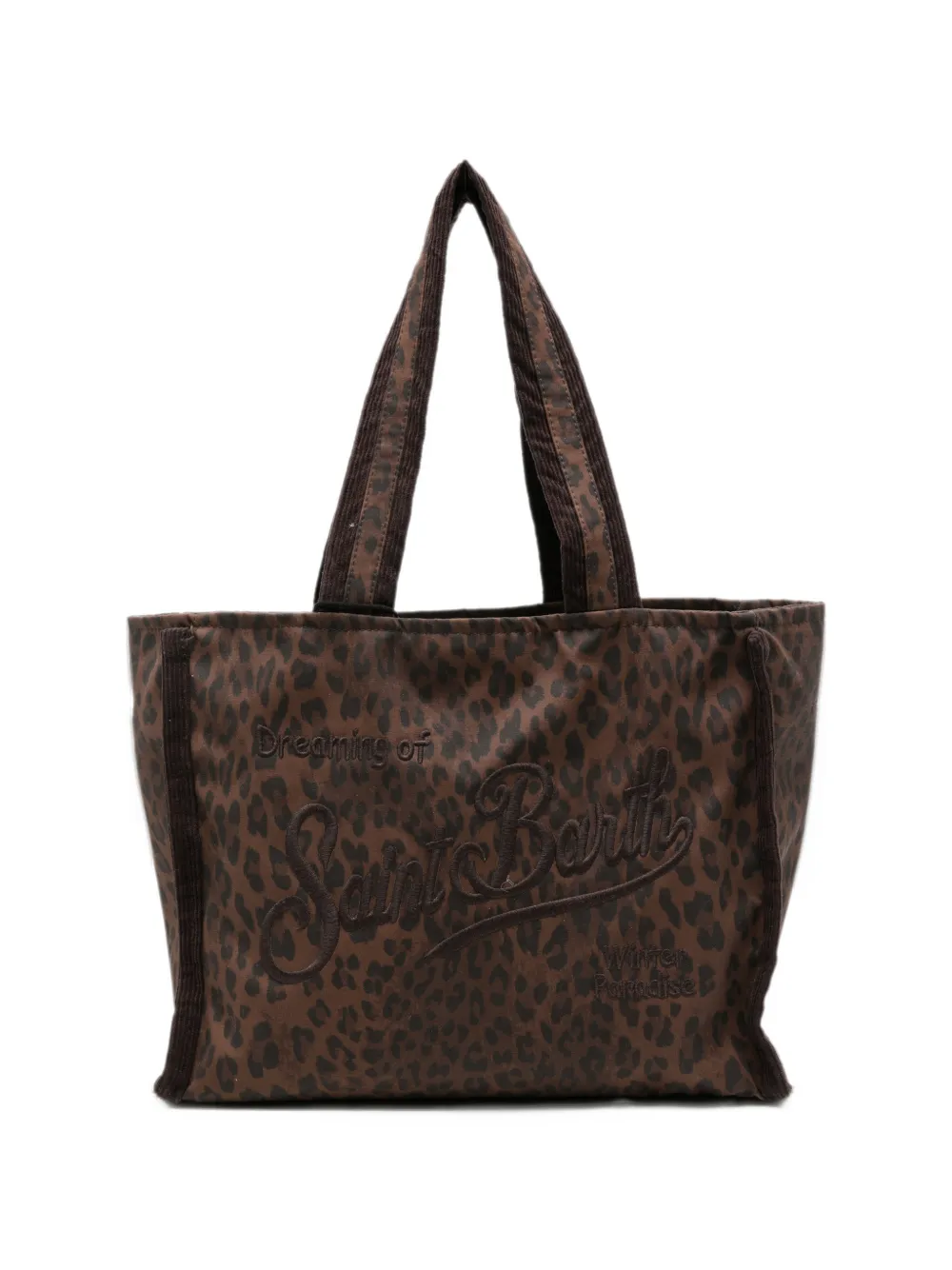 MC2 Saint Barth Colette leopard-print tote bag Bruin