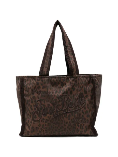 MC2 Saint Barth Colette leopard-print tote bag