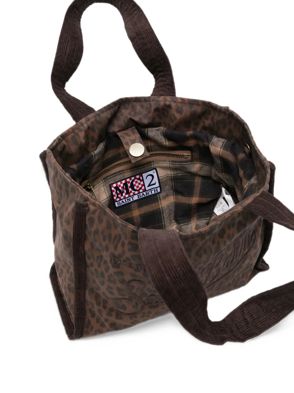 MC2 Saint Barth Colette leopard-print tote bag Bruin