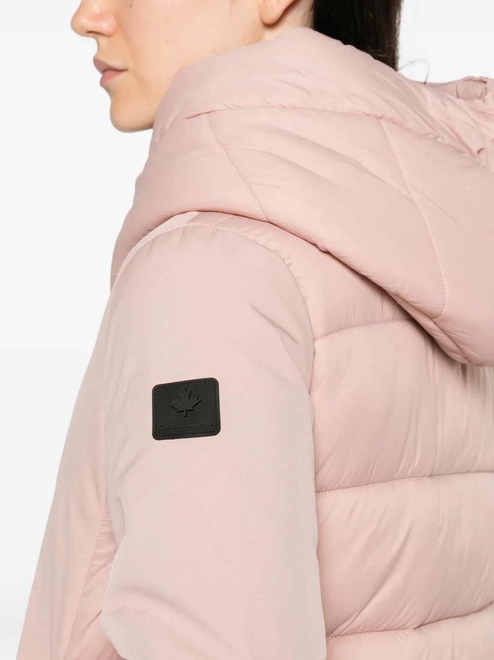 Canadian hooded quilted coat Roze
