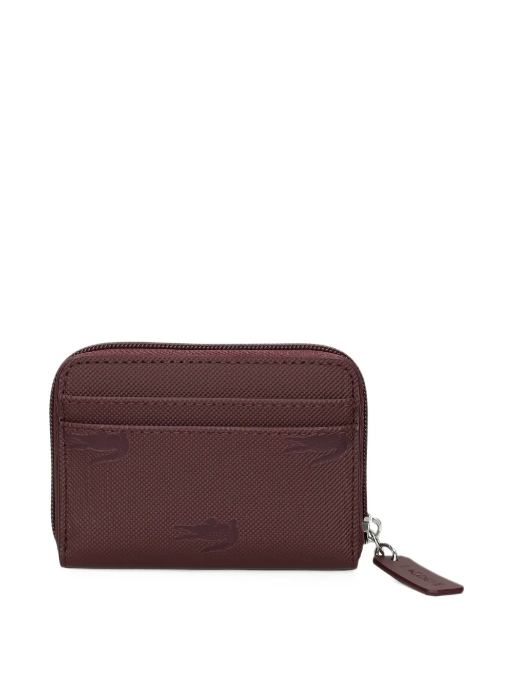 Lacoste Mini-portemonnee met rits Rood