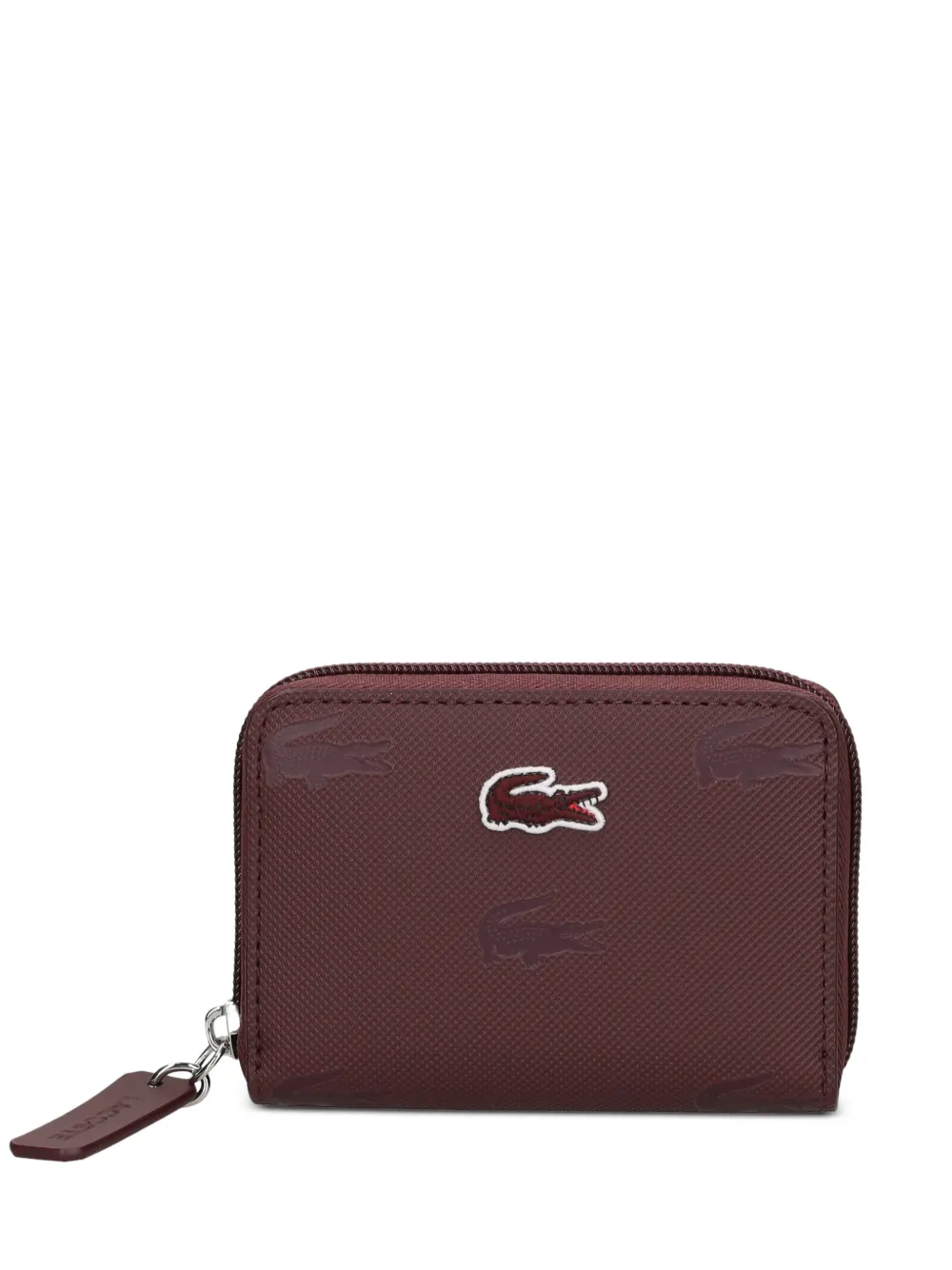 Lacoste Portamonete mini con zip - Rosso