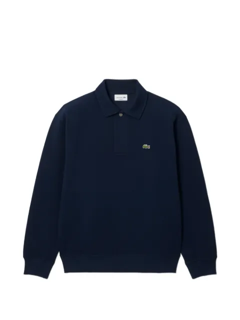 Lacoste polo collar piqué sweatshirt