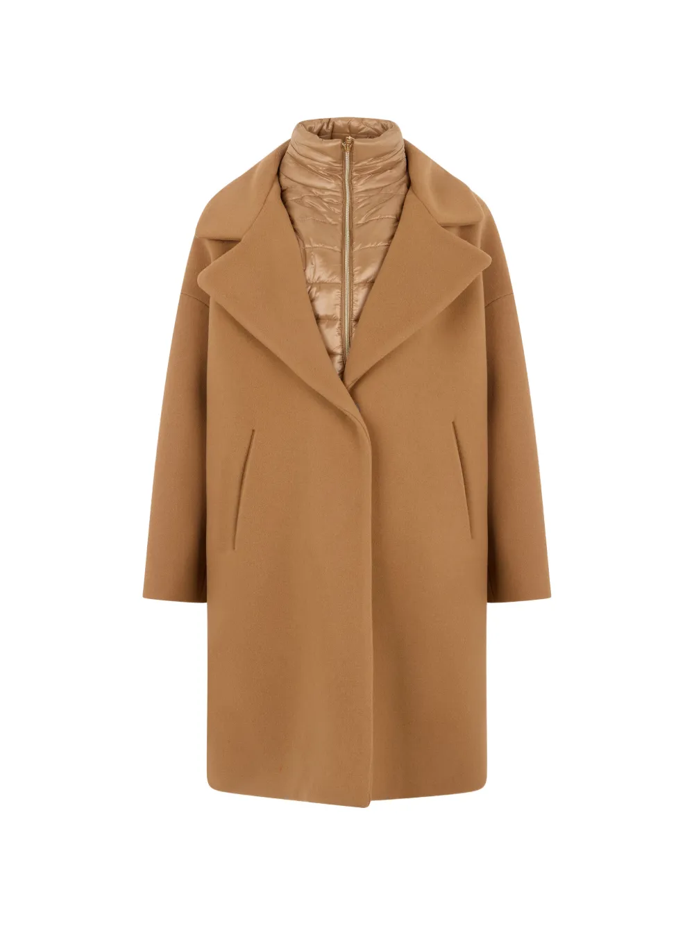 Herno oversized layered-design coat - Toni neutri