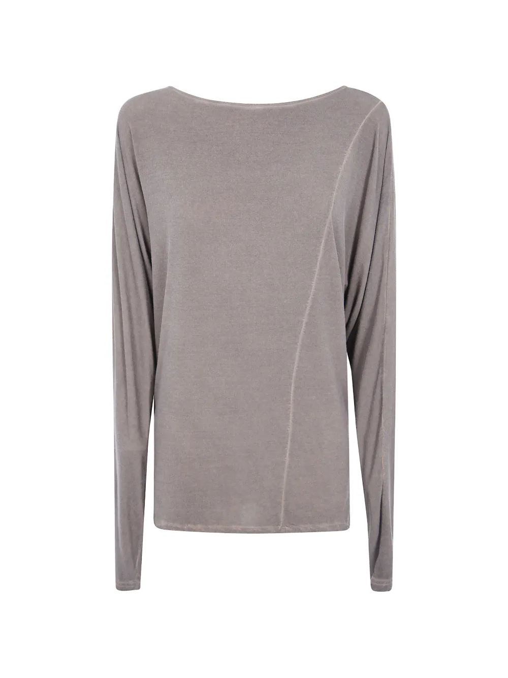 Uma Wang boat-neck long sleeves T-shirt Grijs