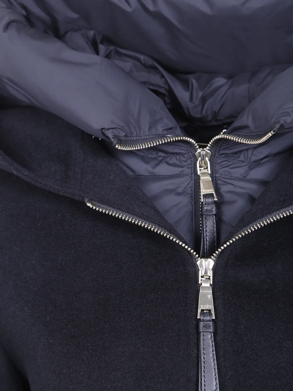 Seventy Jas met capuchon Zwart