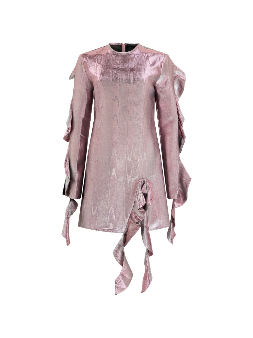 Ellery ruffled long-sleeve mini dress