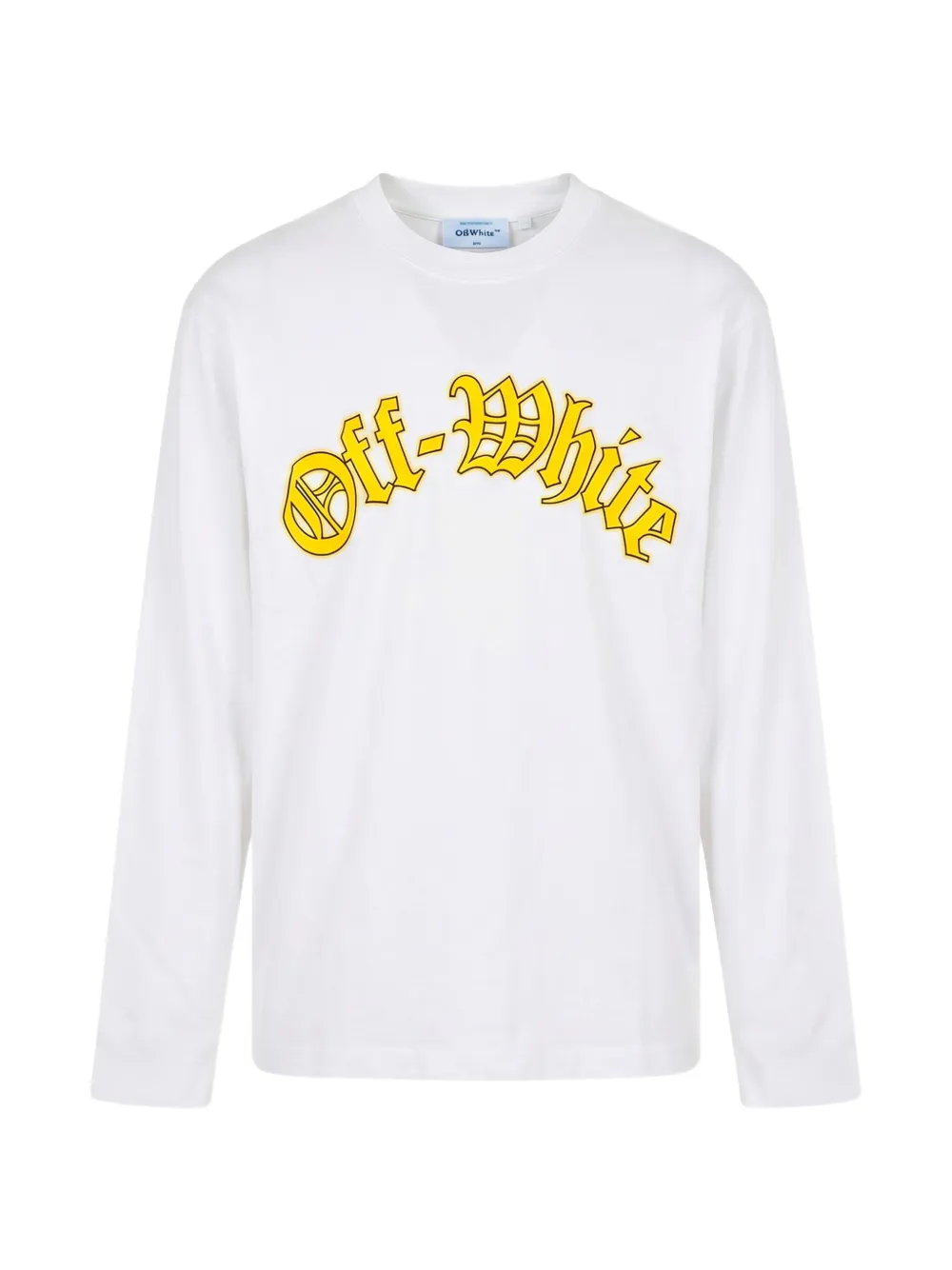 Off-White graphic-print long-sleeve T-shirt - Weiß