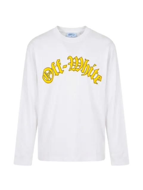 Off-White graphic-print long-sleeve T-shirt