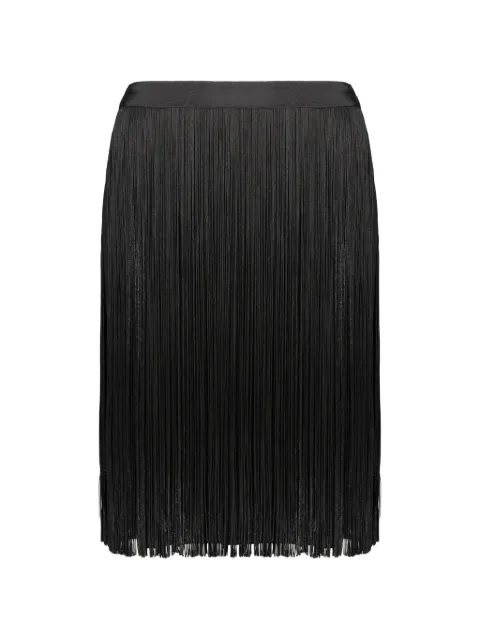 Alberta Ferretti Skirt with dynamic elegant fringes